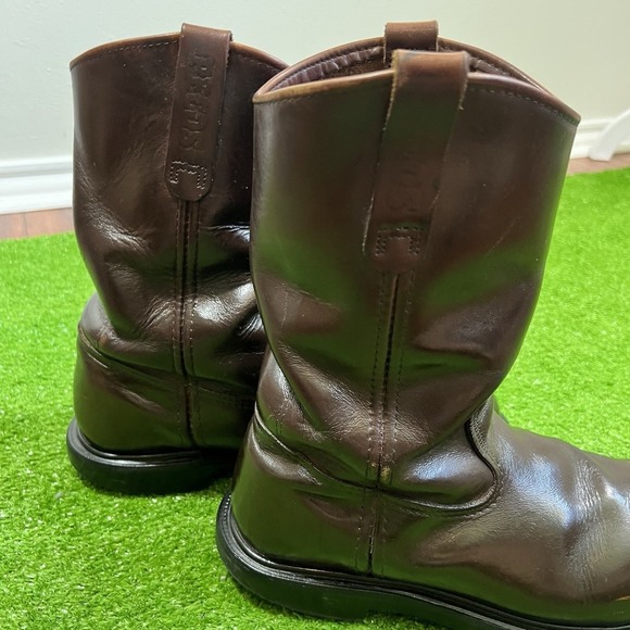 Red Wing Pecos 2231 Amber Leather Steel Toe Work Boots  Sz 10, Made in USA. EUC - Picture 10 of 11